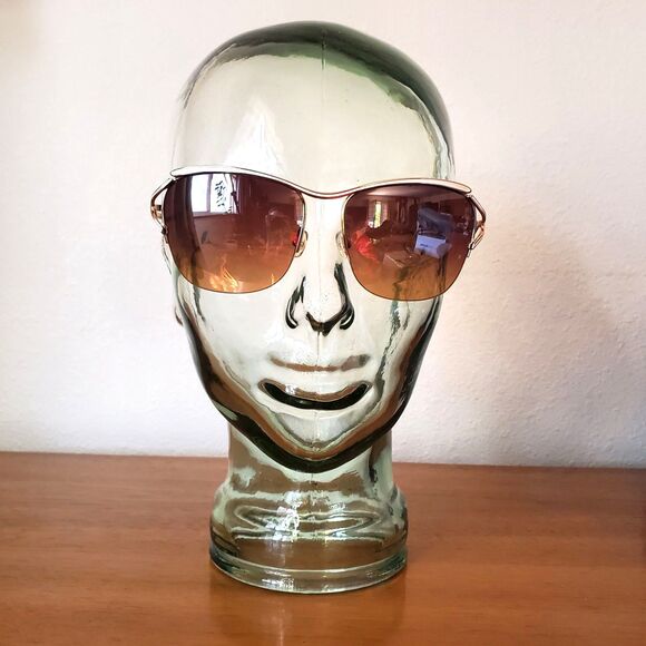 Trina Turk Vasto Sunglasses Ivory Summer Oversized Aviator Eye Optical 58-16-130 - Picture 9 of 9